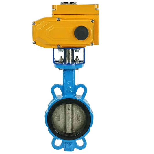 Water Butterfly Valve DNOVA bv16-g50-g40-DNOVA-380, body material - cast iron GGG50, disk material - cast iron GGG40, seal - EPDM, electric actuator operated