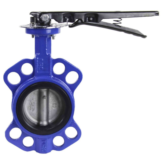 Water Butterfly Valve DNOVA WBV3432E-2W-Fb-H PN16, body material - carbon steel WCB, disk material - stainless steel 316L, seal - EPDM, handwheel operated