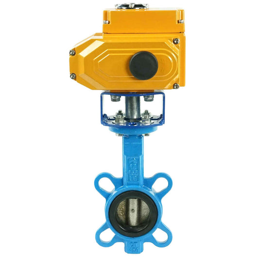 Water Butterfly Valve DNOVA bv16-g50-g40-DNOVA-110/220, body material - cast iron GGG50, disk material - cast iron GGG40, seal - EPDM, electric actuator operated