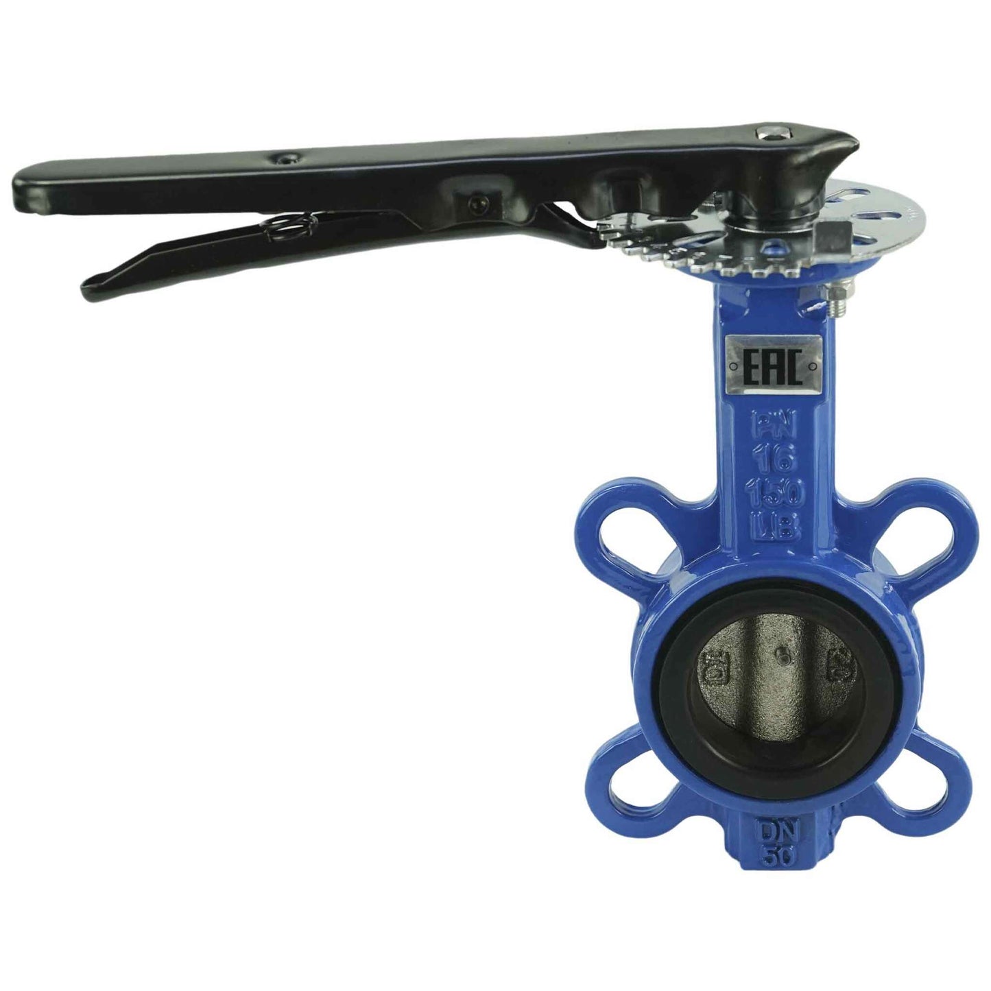 Water Butterfly Valve DNOVA WBV1413E-2W-Fb-H PN16, body material - cast iron GGG50, disk material - cast iron GGG40, seal - EPDM, handwheel operated