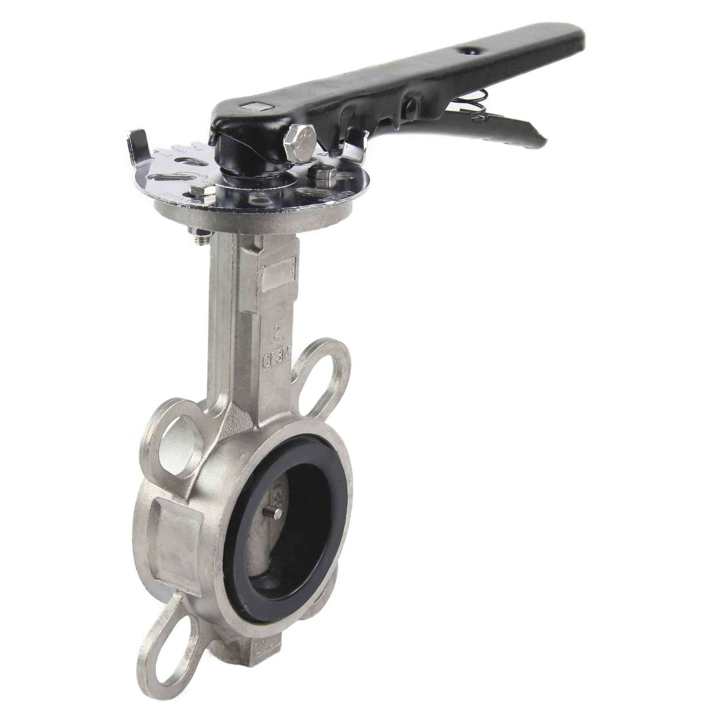 Water Butterfly Valve DNOVA WBV3232E-2W-Fb-H PN16, body and disk material - stainless steel 316L, seal - EPDM, handwheel operated