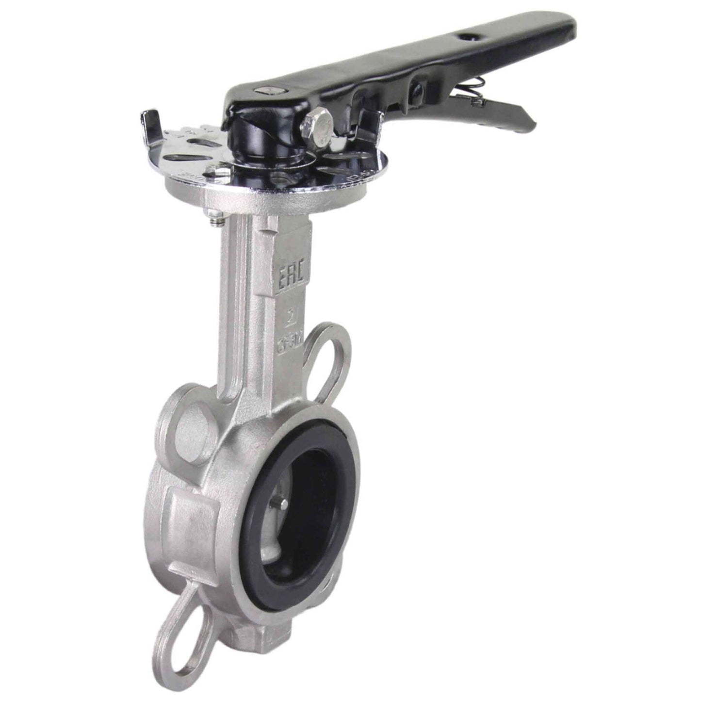 Water Butterfly Valve DNOVA WBV3232N-2W-Fb-H PN16, body and disk material - stainless steel 316L, seal - NBR, handwheel operated