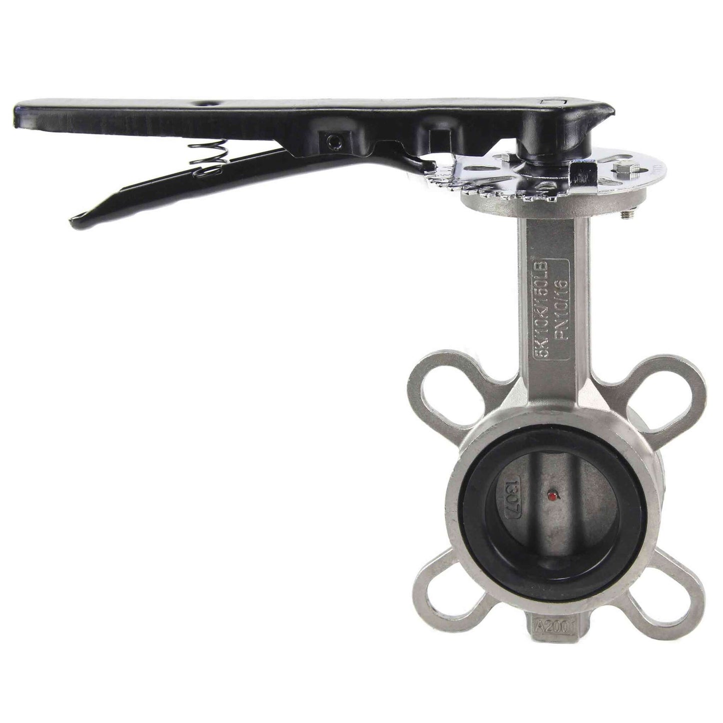 Water Butterfly Valve DNOVA WBV3232E-2W-Fb-H PN16, body and disk material - stainless steel 316L, seal - EPDM, handwheel operated
