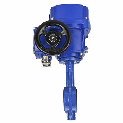 Water Butterfly Valve DNOVA WBV1332N-2W-Fb-H body material - Cast iron GGG50, disk material - Stainless steel 316L, seal - NBR with 1/4-turn electric actuator DNOVA QT-W (M) EX 380V