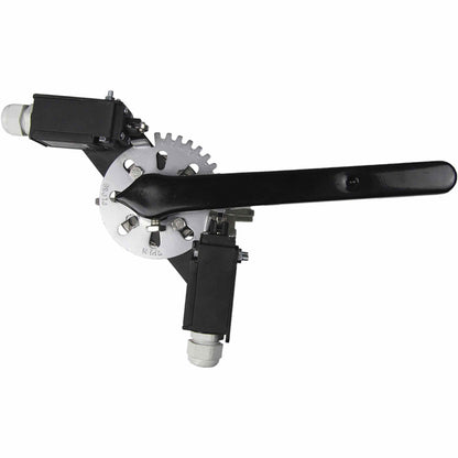Water butterfly valve DNOVA 316L-316L-PTFE body material - stainless steel AISI 316L, disk material - stainless steel AISI 316L, seal - PTFE with handle, with two LS-103 250V limit switches and a bracket for mounting the limit switches