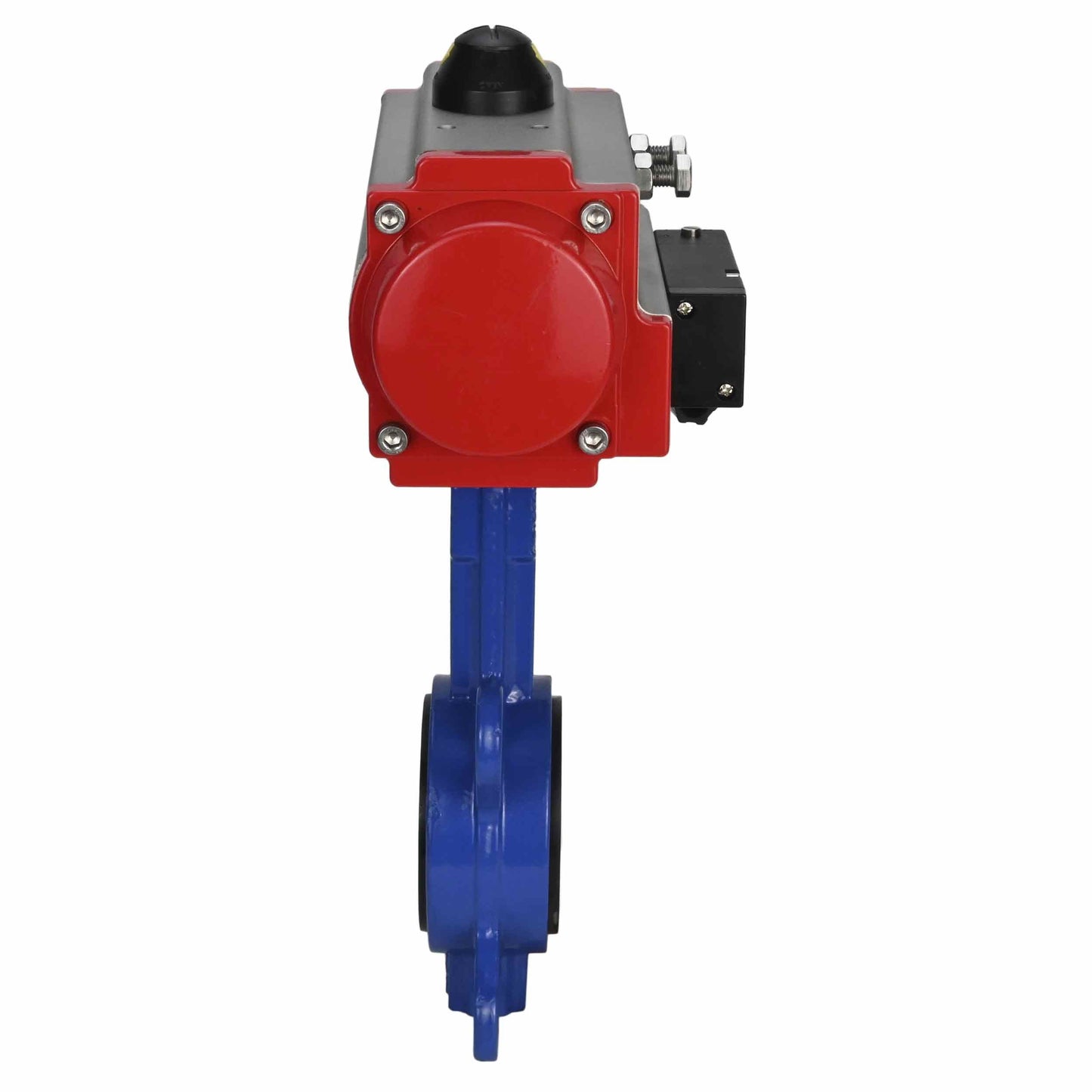 Water Butterfly Valve DNOVA WBV1332N-2W-Fb-H body material - Cast iron GGG50, disk material - Stainless steel 316L, seal - NBR with double-acting pneumatic actuator DA and pneumatic distributor 4M310-08 220V