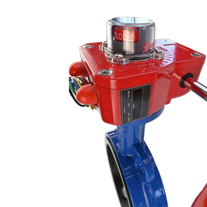Water Butterfly Valve DNOVA WCB-316L-EPDM body material - Carbon steel WCB, disk material - Stainless steel AISI 316L, seal - EPDM with gear DNOVA HGBF, position indicator and feedback sensor