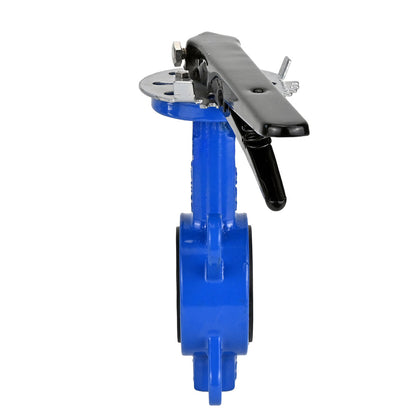 Water Butterfly Valve DNOVA WBV3432V-2W-Fb-H PN16, body material - carbon steel WCB, disk material - stainless steel 316L, seal - VITON, handwheel operated