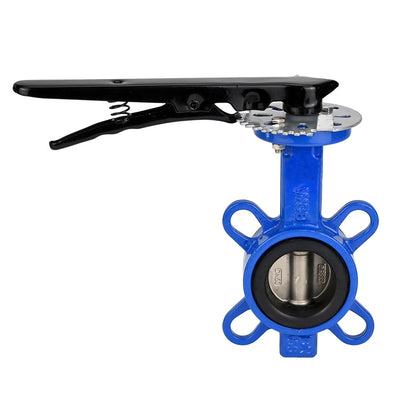 Water Butterfly Valve DNOVA WBV3432V-2W-Fb-H PN16, body material - carbon steel WCB, disk material - stainless steel 316L, seal - VITON, handwheel operated