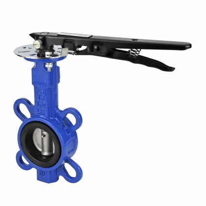 Water Butterfly Valve DNOVA WBV1132N-2W-Fb-H PN16, body material - cast iron GG25, disk material - stainless steel 316L, seal - NBR, handwheel operated