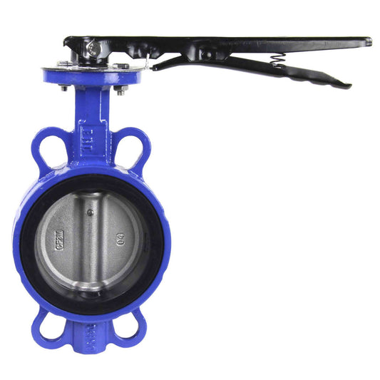 Water Butterfly Valve DNOVA WBV3432N-2W-Fb-H PN16, body material - carbon steel WCB, disk material - stainless steel 316L, seal - NBR, handwheel operated