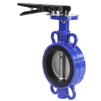 Water Butterfly Valve DNOVA WBV3432N-2W-Fb-H PN16, body material - carbon steel WCB, disk material - stainless steel 316L, seal - NBR, handwheel operated