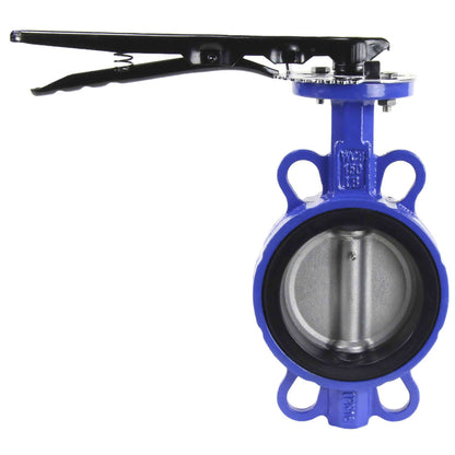 Water Butterfly Valve DNOVA WBV3432N-2W-Fb-H PN16, body material - carbon steel WCB, disk material - stainless steel 316L, seal - NBR, handwheel operated