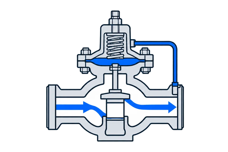 Downstream pressure regulator: Pressure low