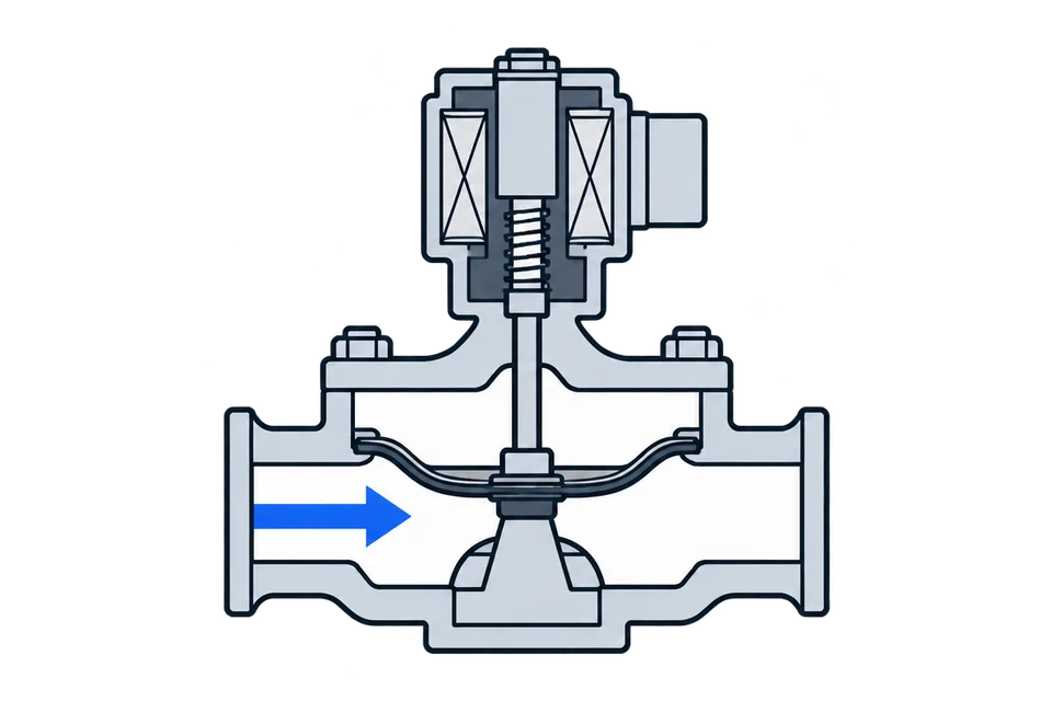 Assisted-lift solenoid inset: Coil off