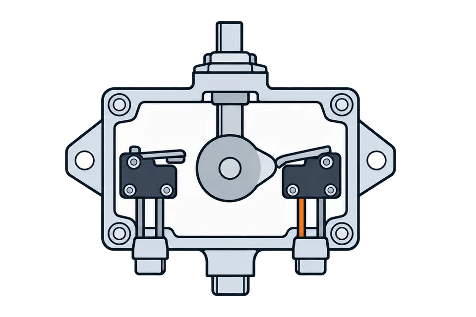 Limit-switch box: Open