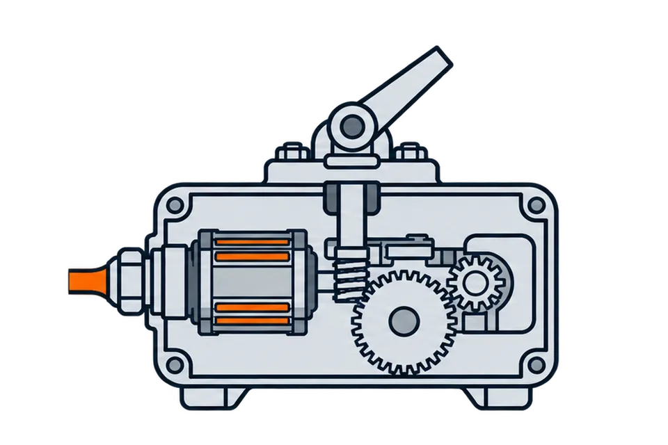 Modulating quarter-turn actuator: 100%