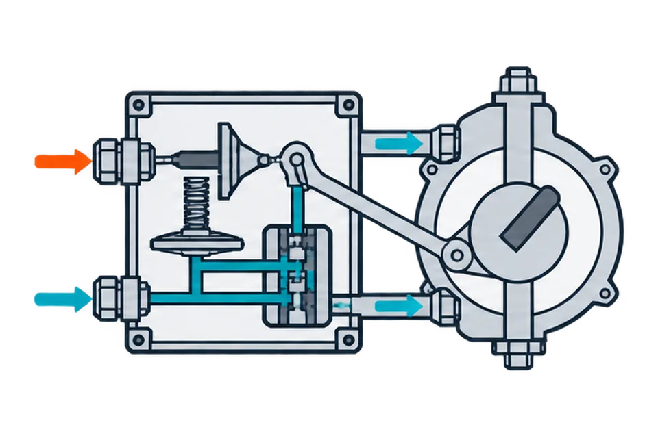 Rotary positioner: Signal mid